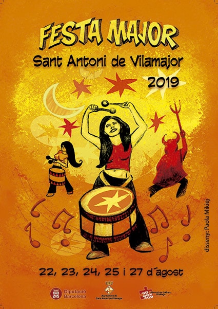 Diseño del Cartel de la Festa Major de Sant Antoni de Vilamajor