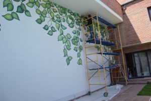 Pintura Mural en Jardín Particular