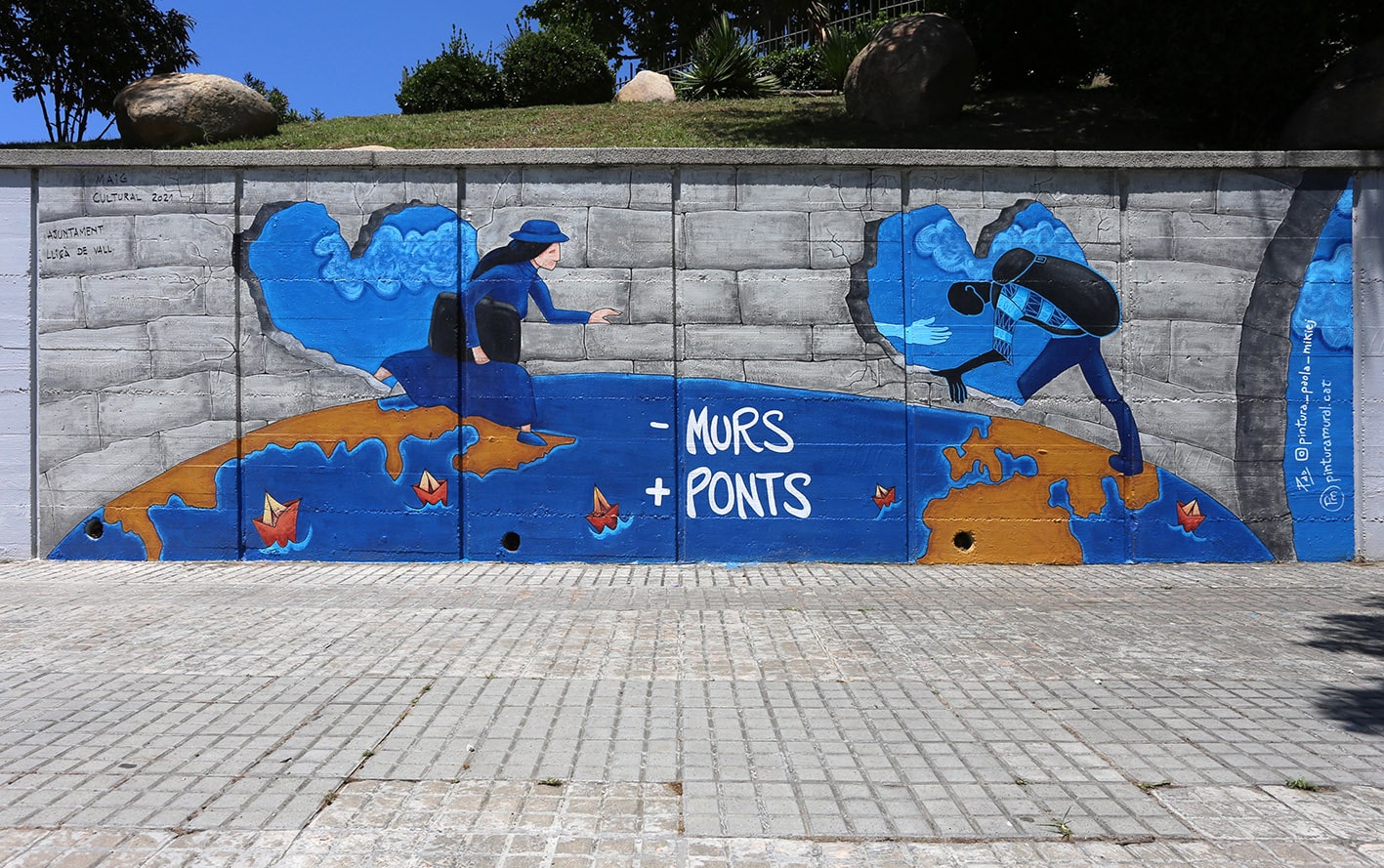 Taller de Pintura Mural: Inmigración, Lliçà de Vall