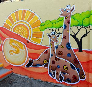 Taller de Pintura Mural de la Sabana a l'Escola Granullarius